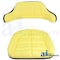 A & I Products Seat Cushion Set, Wrap Around, Yellow 21" x9" x19" A-W103YL - alternate 2